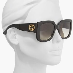 Gucci 53mm Square Sunglasses